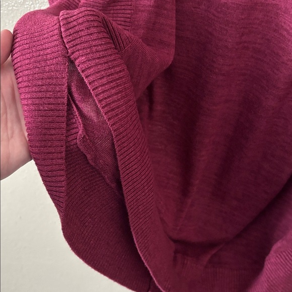 Maurice’s Plus Size Round Hem Tunic Lightweight Sweater 3X Magenta - Picture 2 of 6